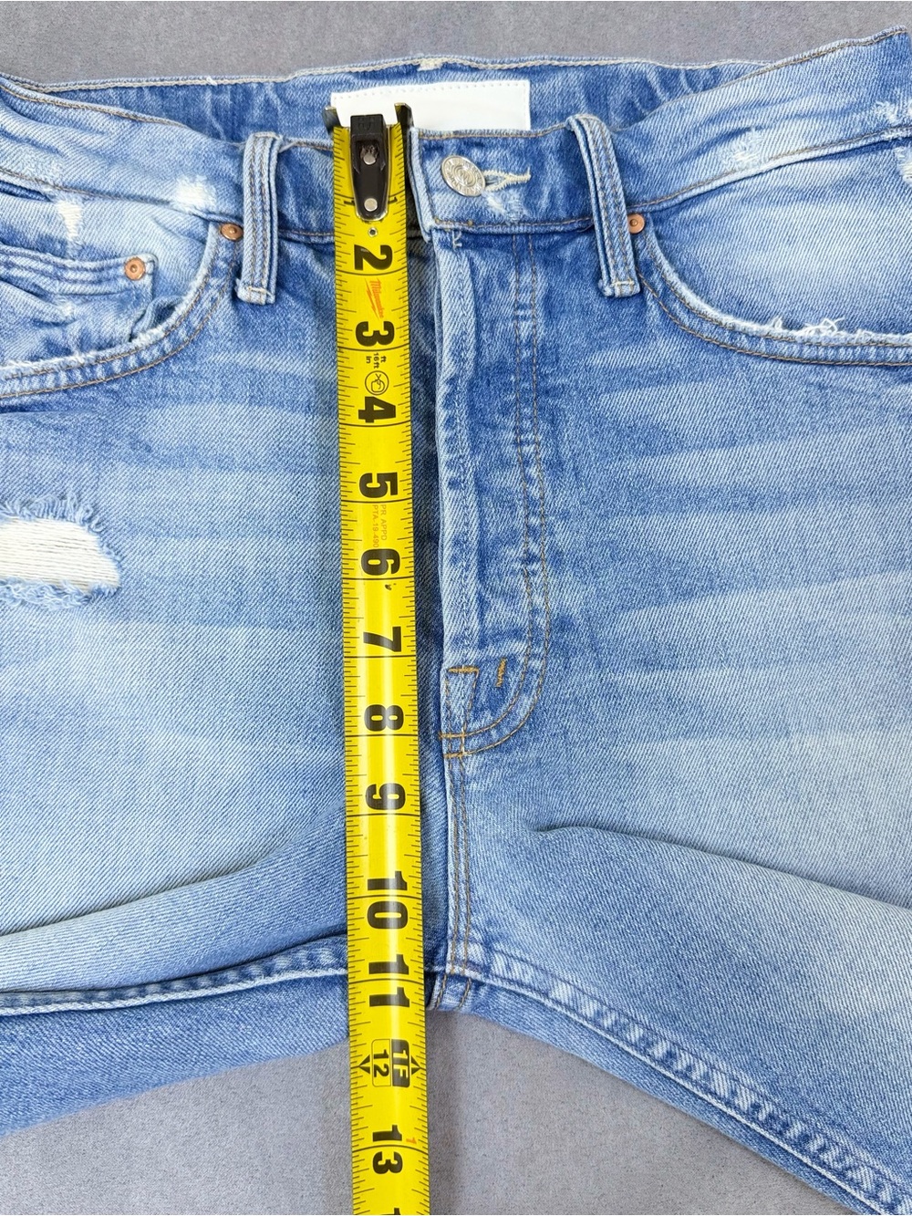 MOTHER The Tomcat Jeans The Confession Size 26 Distressed - Picture 8 of 12